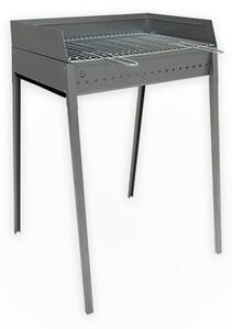 Barbecue a Carbone Carbonella 60x40 cm in Ferro Lisa Luxury Vesuvio