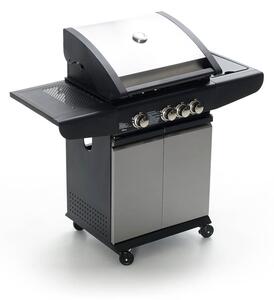 Barbecue a Gas con 3 Bruciatori Termometro e Fornello Laterale 3F Taddei Deluxe