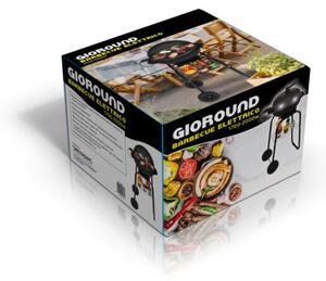 Barbecue Elettrico 2000W con Ruote Vannini Gioround