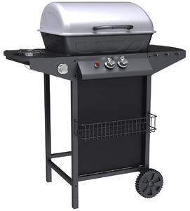 Barbecue a gas GPL 2 fuochi + fuoco laterale Pyramidea BBQ2PL1