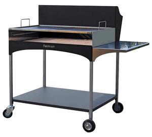 Barbecue a Legna con Griglia in Acciaio Famur BK 10 Elite