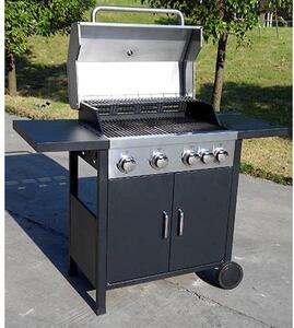 Barbecue a Gas 4 Bruciatori con Fornello Laterale Imperial Barbecue