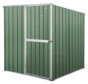 Casetta Box da Giardino in Lamiera di Acciaio Porta Utensili 175x185x192 cm Enaudi Verde