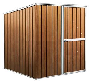 Casetta Box da Giardino in Lamiera di Acciaio Porta Utensili 175x185x192 cm Enaudi Legno