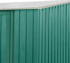 Casetta Box da Giardino in Lamiera 215x145x195 cm Joy-B Verde