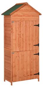Casetta Box da Giardino in Legno Naturale 89x50 cm
