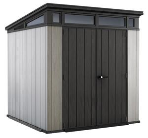 Casetta da Giardino Porta Attrezzi 214x218x226 cmin Duotech Keter Artisan 7x7 Grigia