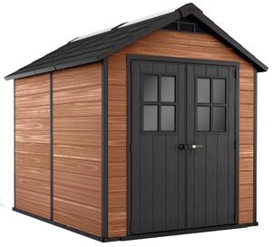 Casetta da Giardino Porta Attrezzi 228x287x252 cmin Evotech+ Keter Newton 759 Marrone