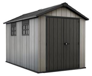 Casetta da Giardino Porta Attrezzi 230x350x242 cmin Duotech Keter Oakland 7511 Grigia
