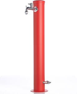 Fontana da Giardino con Doppio Rubinetto Belfer 42/ARR Rosso