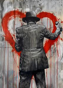 Illustrazione Old Man Graffiti, Andreas Magnusson