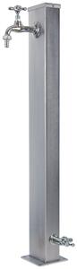 Fontana da Giardino con Doppio Rubinetto Belfer 42/ARRIQ Acciaio Inox