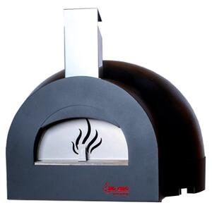 Forno a Legna da Esterno Cottura Diretta in Refrattario Zio Ciro Subito Cotto 80 Nero