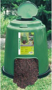 Compostiera da Giardino Rapida 280L Ø80xH80cm Rama Create Verde