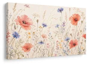 Quadro su tela – Fiori di campo con papaveri
