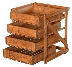 Cassettiera per Orto 50x54x60 cm in Legno