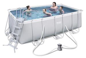 Piscina Fuori Terra Rettangolare H122x412x201cm Bestway Frame
