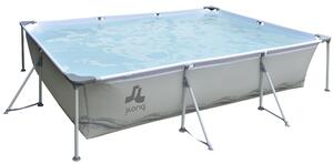 Piscina Fuori Terra Rettangolare 300x207x70cm Jilong Grigia