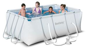 Piscina Fuori Terra Rettangolare H100x287x201cm con Pompa a Filtro Bestway Frame