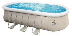 Piscina Fuori Terra Ovale 540x304x106cm Jilong Grigia