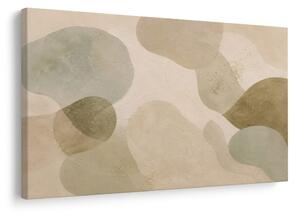 Quadro su tela – Forme organiche in armonia beige