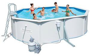 Piscina Fuori Terra Struttura Lamiera 488X366X122 Cm Bestway Steel Wall 56286