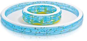 Piscina Doppia Gonfiabile per Bambini Ø279x36 cm in Vinile Intex 57143