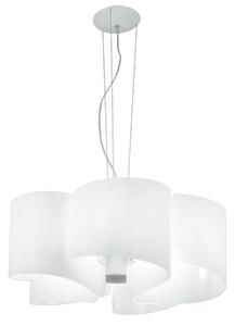 Lampada a sospensione 60w 5xe27 cinque emissioni bianca create - Gt Luce