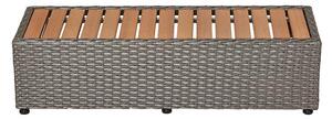 Mobiletto SPA Scalino per Vasca Idromassaggio Quadrate 85x21x30,5 cm Grigio