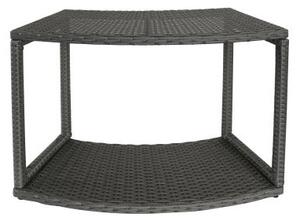 Mobiletto SPA a Giorno per Vasca Idromassaggio Rotonde 60x30x57 cm Grigio