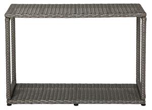 Mobiletto SPA a Giorno per Vasca Idromassaggio Quadrate 85x30x58 cm Grigio