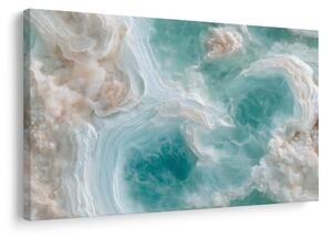 Quadro su tela – Armonia in onice turchese