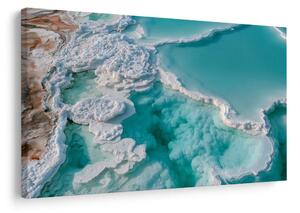 Quadro su tela – Lagune salate turchesi