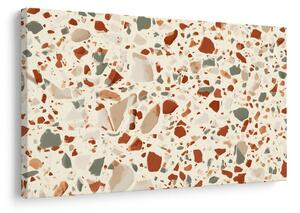 Quadro su tela – Delicato terrazzo a mosaico