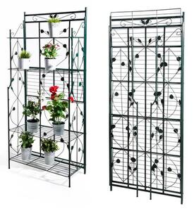 Serra Scaffale Pieghevole da Giardino in Metallo e PVC Bertozzi