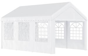 Tendostruttura per Feste Matrimonio in Acciaio Impermeabile Bianco 6x4x2.8m