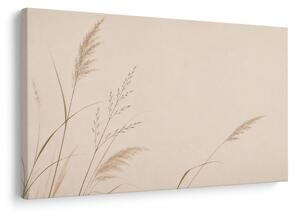 Quadro su tela – Erbe delicate nei toni beige