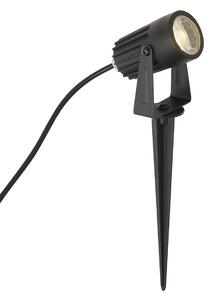 Faretto moderno 12V nero con LED IP67 - Voltaire Pico
