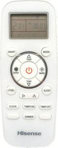 Hisense Climatizzatore Dual Split Inverter 12000+18000 Btu Condizionatore con Pompa di Calore Classe A++/A+ Gas R32 WIFI (Unit Interna + Unit Est