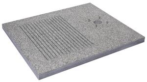 Base Rettangolare per Doccia da Esterno 70x80x4 cm in Granito Belfer 42/BSD