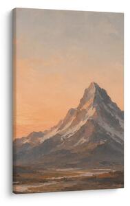 Quadro su tela – Montagna maestosa nella penombra