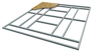 Supporto per Pavimento Box Casetta da Esterno 191x111 cm in Ferro Taddei Pert