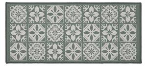 Passatoia verde lavabile 50x120 cm Constantine – douceur d'intérieur