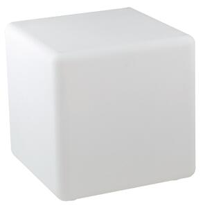 Lume da giardino geco cubo bianco a led rgb dimmerabile cambia colore dm 50 cm - Gt Luce
