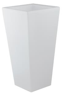 Lampada vaso da giardino geco bianco a led rgb dimmerabile cambia colore 28x28 cm altezza 60 cm - Gt Luce