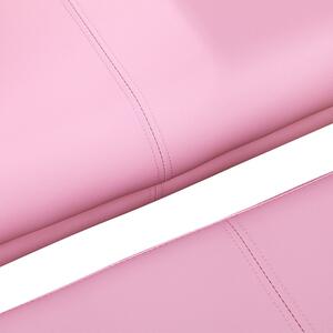 Mini Divano per Bambini 83x42x41 cm con Poggiapiedi Rosa