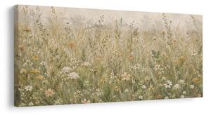 Quadro su tela – Delicati fiori di campo nell’erba