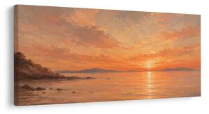 Quadro su tela – Acqua calma al crepuscolo