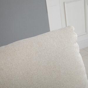 Divano 2 Posti Reclinabile Manuale 134x92x97 cm in Tessuto Beige