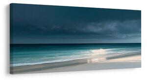 Quadro su tela – Cielo scuro sopra la spiaggia